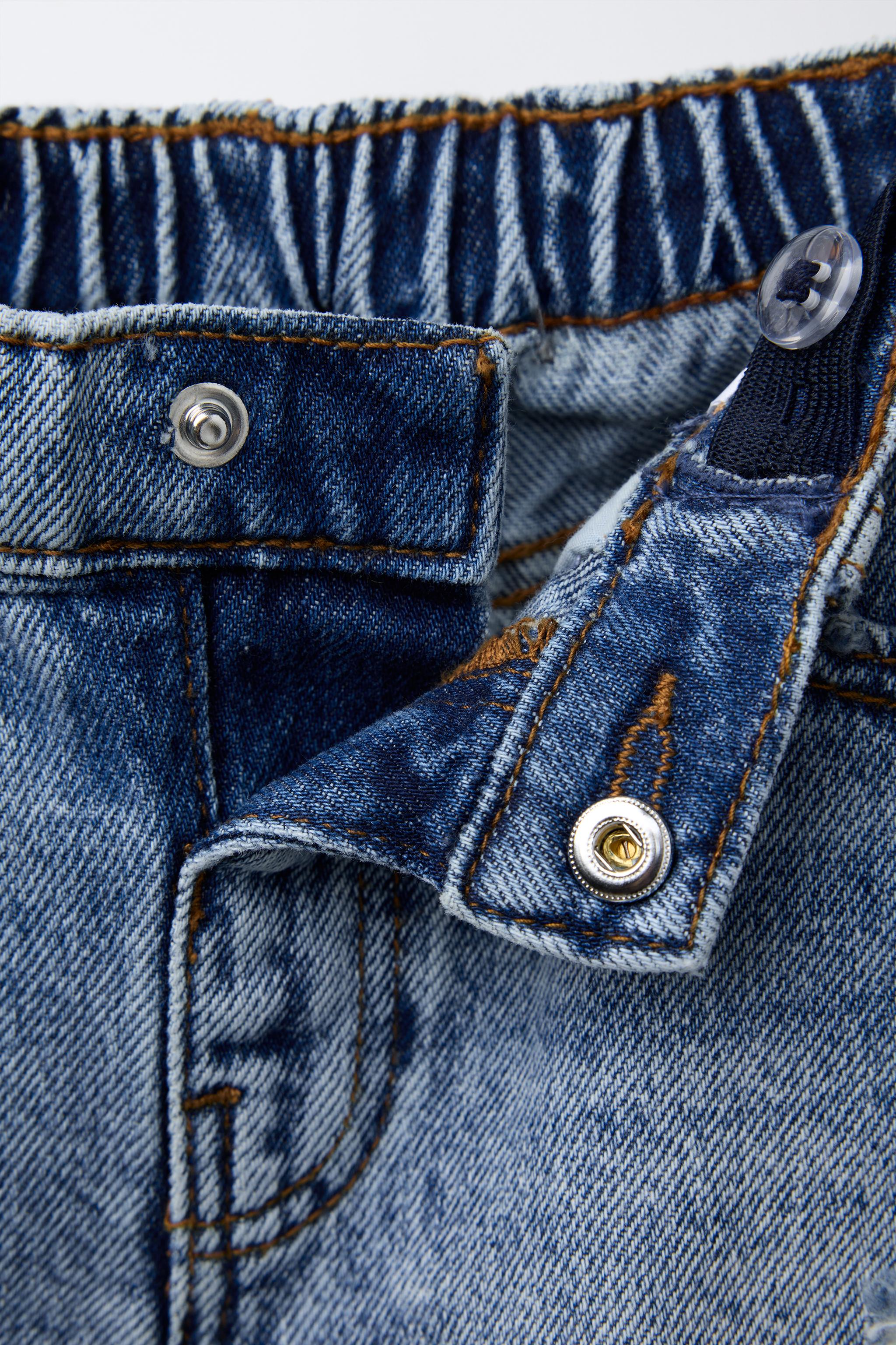 RIPPED HIGH WAIST DENIM SHORTS